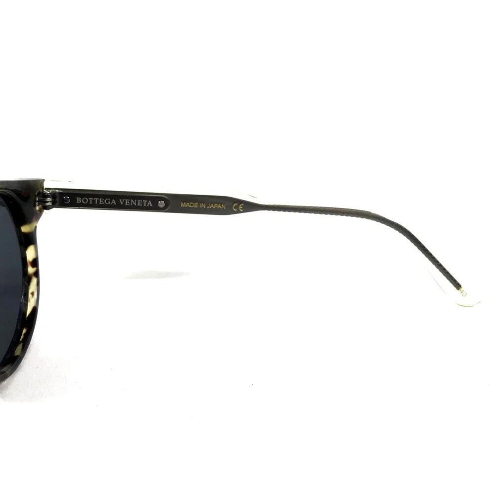 Bottega Veneta Sunglasses BV0006O 004 Gray Tortoise Frames with Dark Gray Lenses
